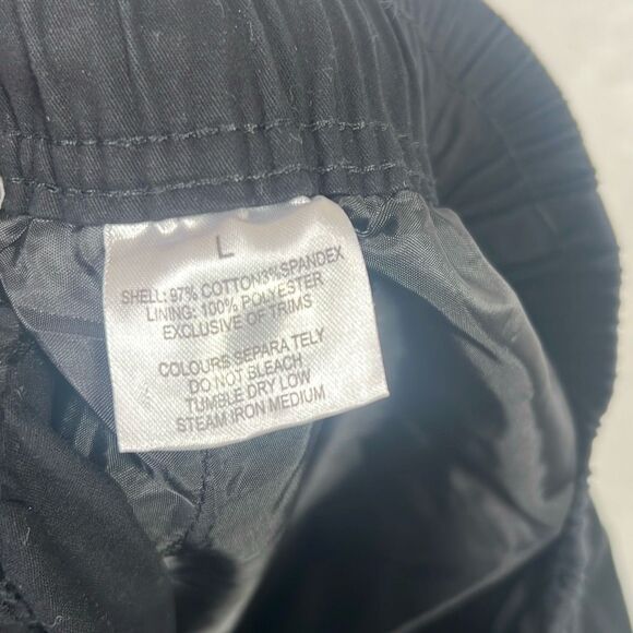 Maison Noir Premium Jogger Cargo Black Pants Bottoms Men Large NWOT - Picture 7 of 10